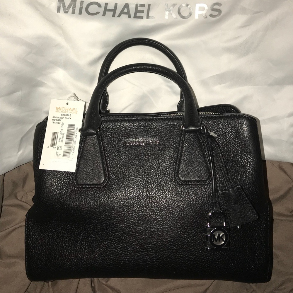 Micheal Kors black soft leather NWT